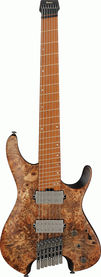 Ibanez Q-Series QX527PB Premium 7-String Guitar w/Bag - Antique Brown Stained