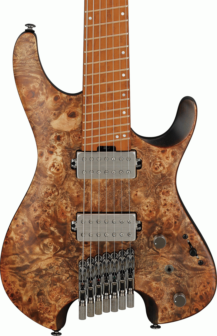 Ibanez Q-Series QX527PB Premium 7-String Guitar w/Bag - Antique Brown Stained