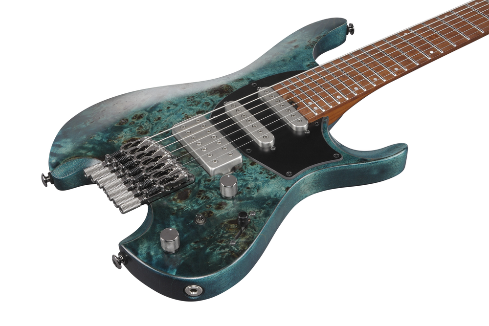 Ibanez Q547PB Q-Series 7 String Electric Guitar - Cosmic Blue Low Gloss