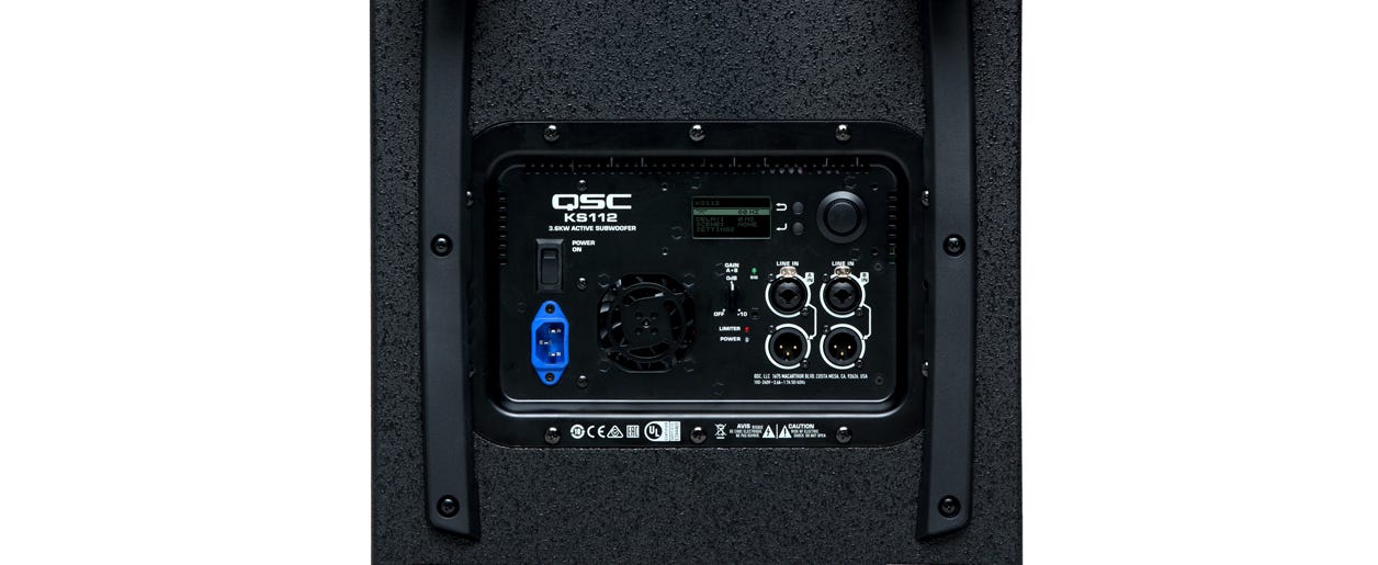 QSC KS112 KS Series 12" Compact Powered Subwoofer