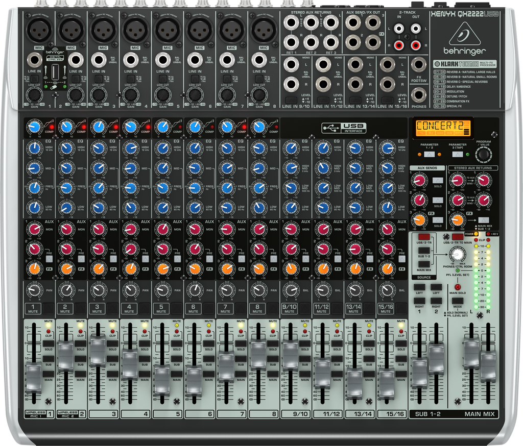 Behringer XENYX QX2222USB mixer