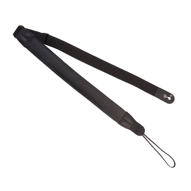 Neotech Slimline Guitar Strap - Acoustic End Pin Jack - Long Black (NEOLSABL)