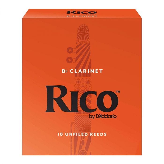 Rico Clarinet Reeds - Box of 10 - Strength 2