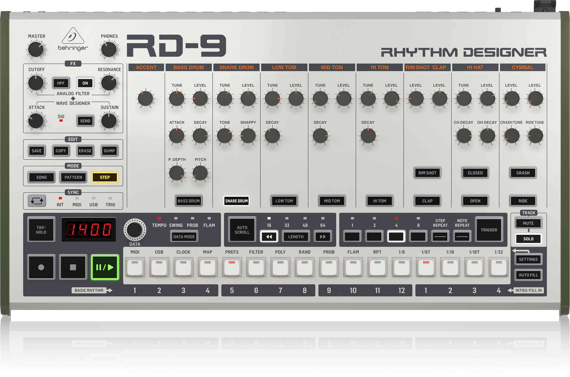 Behringer RD9 Analog Drum Machine