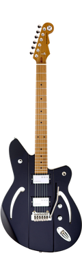 Reverend Airsonic W Electric Guitar - Midnight Black