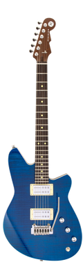Reverend Kingbolt RA FM w/Wilkinson Trem - Trans Blue Flame Maple RM