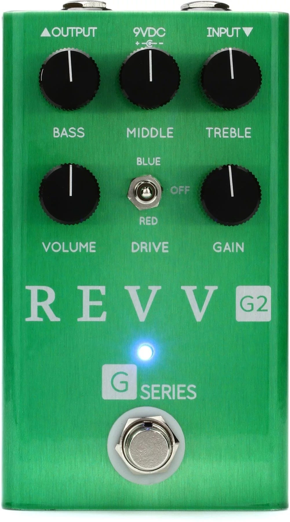 Revv Amplification G2 Green Channel Overdrive Pedal (Clearance)