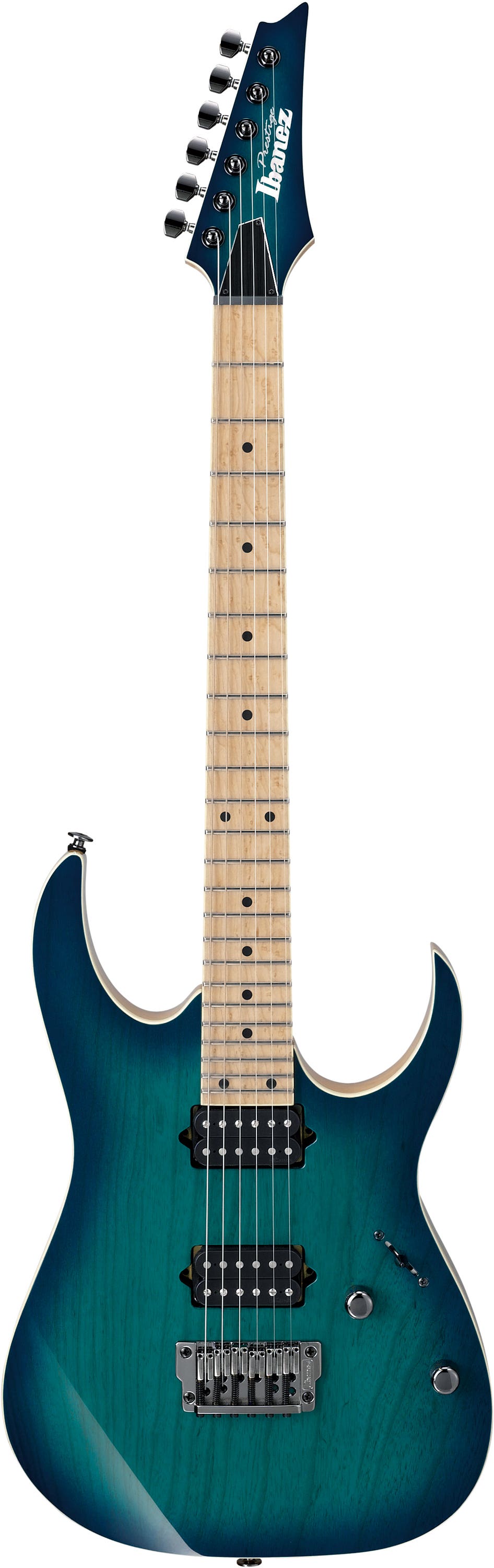 Ibanez RG652AHMFX Prestige Electric Guitar w/Case - Nebula Green Burst
