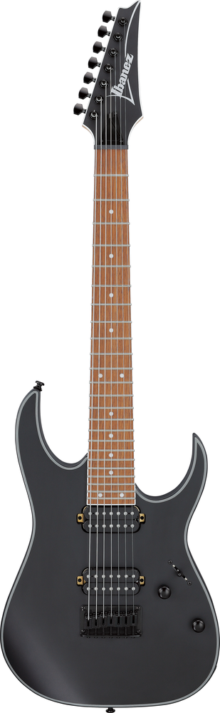 Ibanez RG7421EXBKF 7 String Electric Guitar - Black Flat