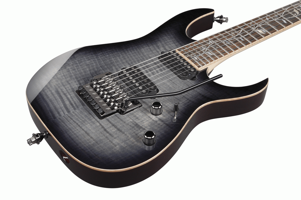 Ibanez RG8527 J-Custom Electric Guitar w/ Case - Black Rutile