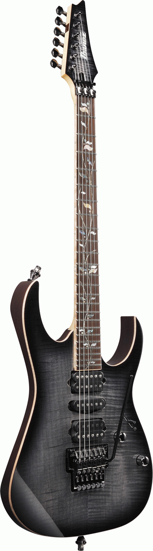 Ibanez RG8570 J-Custom Electric Guitar w/ Case - Black Rutile