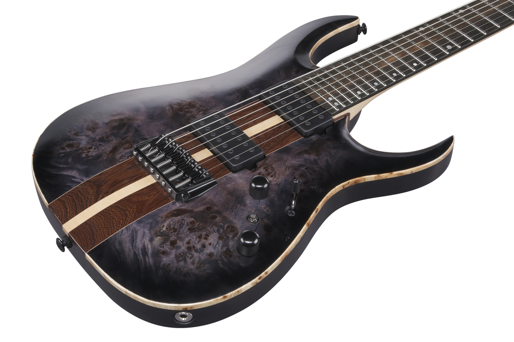 Ibanez RGA217P1PB 7 String Electric Guitar w/Bag - Deep Twilight Burst Low Gloss