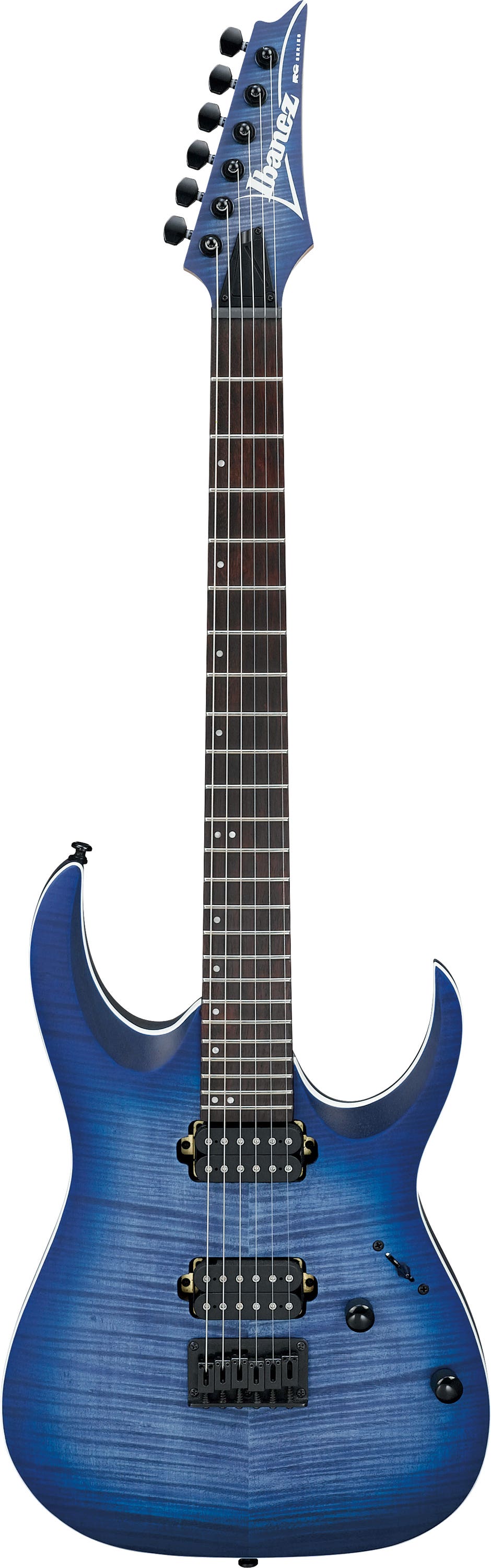 Ibanez RGA42FM BLF Archtop Electric Guitar - Blue Lagoon Burst Flat