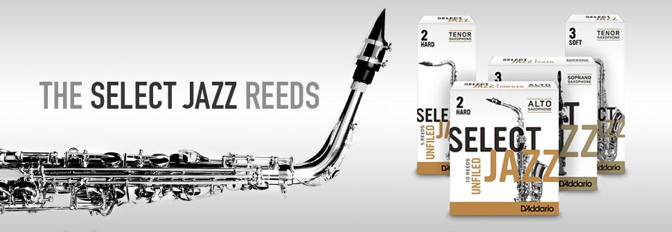 D'Addario Select Jazz Tenor Sax / Unfilled 3 Soft - Box of 5