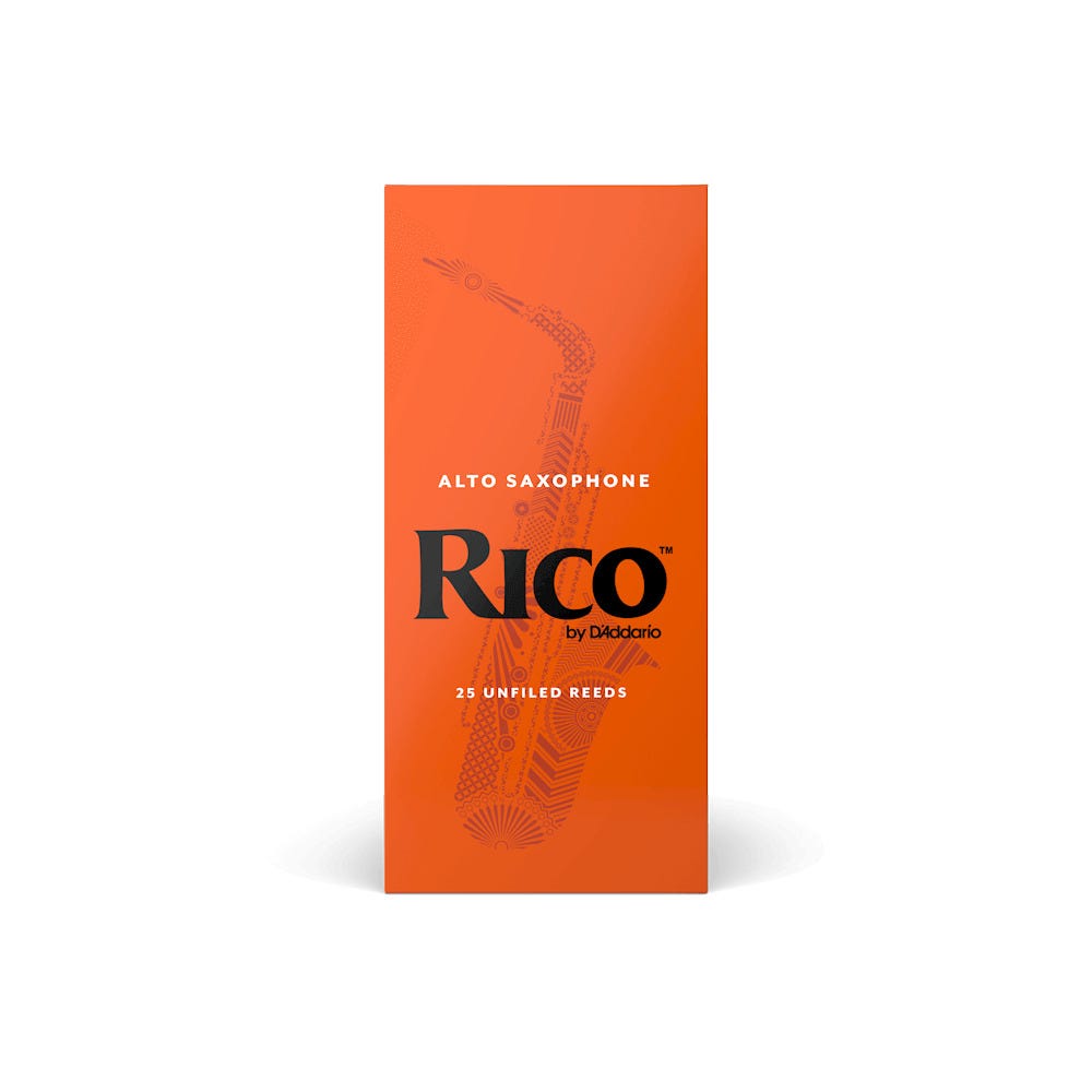 Rico Alto Sax Reeds - Box of 25 - Strength 2.5