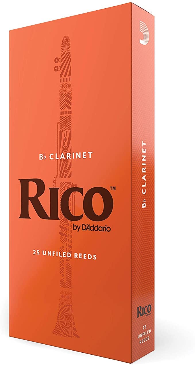 Rico Clarinet Reeds - Box of 25 - Strength 3.5
