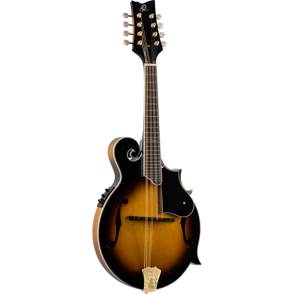 Ortega RMFE90TS F-Style Mandolin w/Preamp - Tobacco Sunburst - One Only