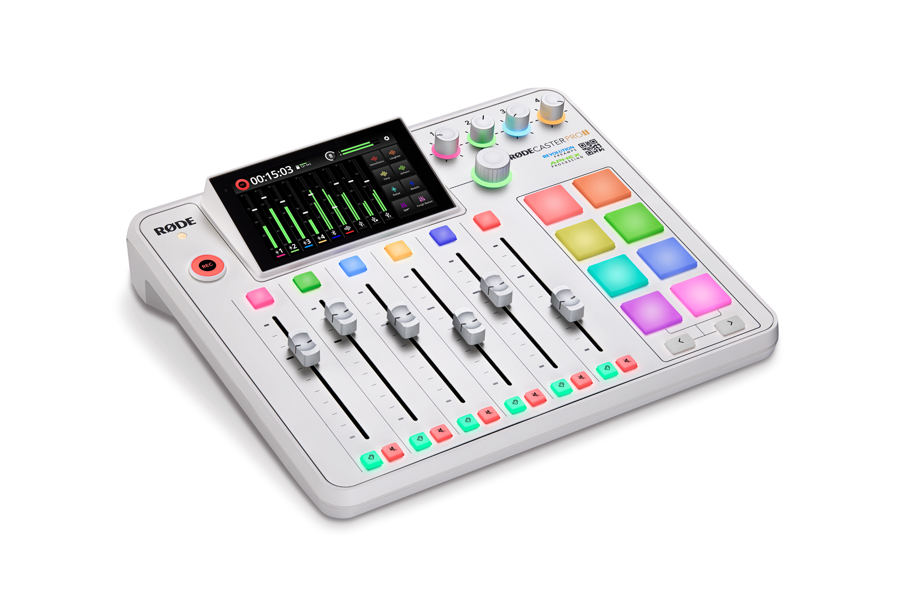 Rode RODECaster Pro II WHITE Audio Production Studio (RCPIIW-I)