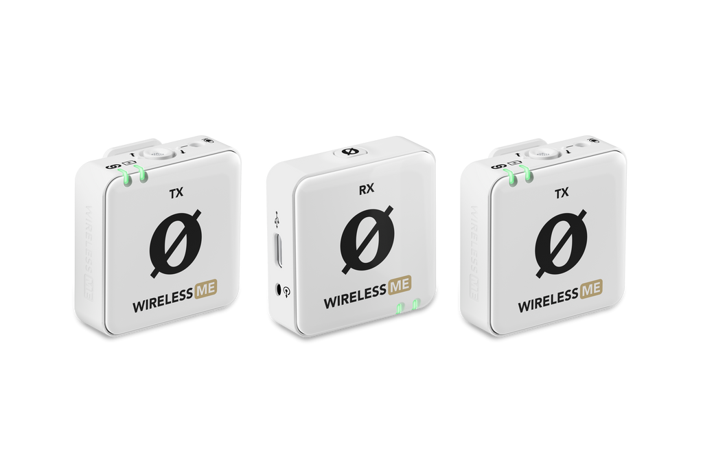 Rode WIMEDUALW Compact Wireless Microphone System w/Two Transmitters - White