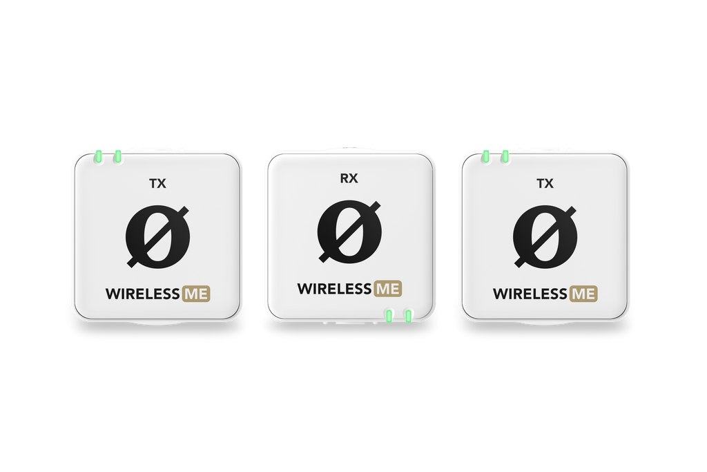 Rode WIMEDUALW Compact Wireless Microphone System w/Two Transmitters - White