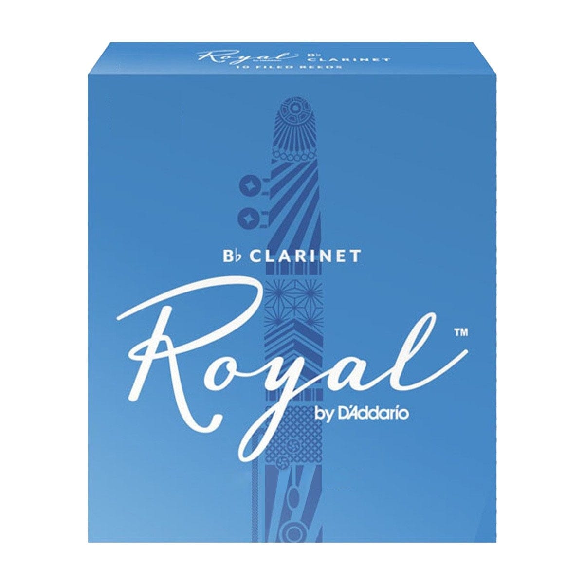 Rico ROYAL Clarinet Reeds - Box of 10 - Strength 3