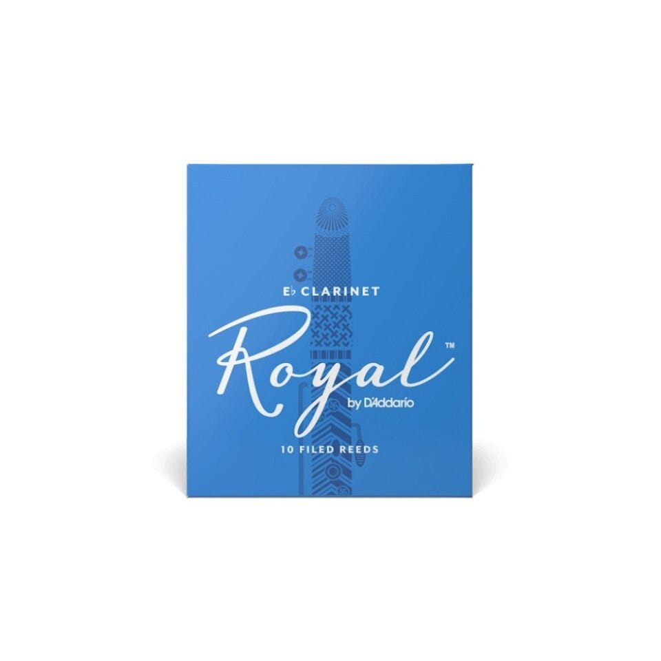 Rico ROYAL Eb Soprano Clarinet Reeds - Box of 10 - Strength 4