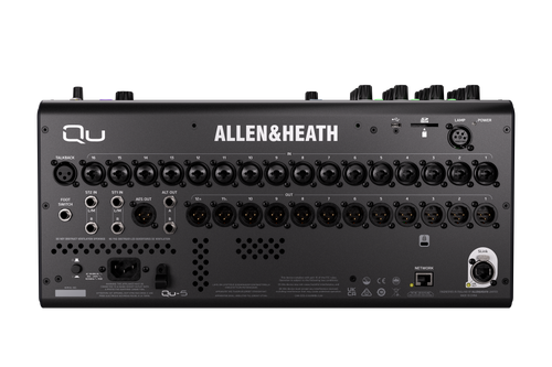 Allen and Heath Qu5 32ch 96kHz Mixer - 17 faders, 16/12 local I/O, 6FX, rackmountable