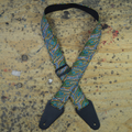 Colonial Leather Aboriginal Art Ragstrap - Women Collecting Water Green