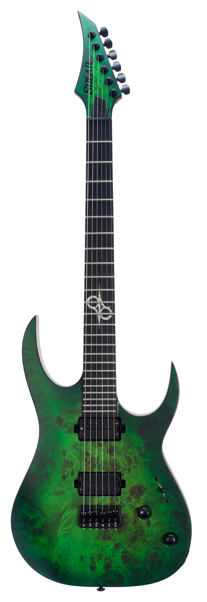Solar S1.6HLB Electric Guitar - Lime Burst Matte