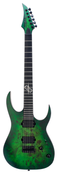 Solar S1.6HLB Electric Guitar - Lime Burst Matte
