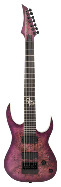 Solar S1.7APP 7-String Electric Guitar - Purple Burst