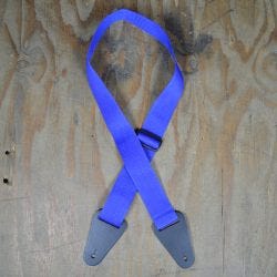 Colonial Polyweb Guitar Strap - Blue (SAN-BLUE)