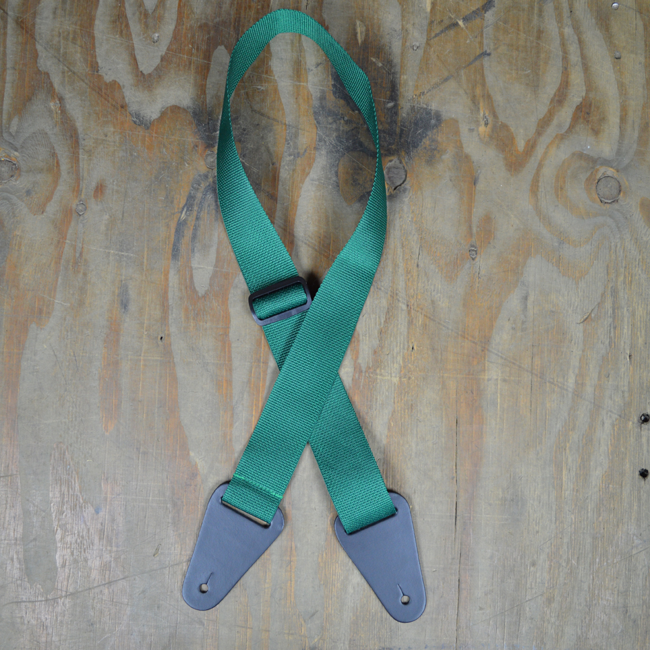 Colonial Polyweb Guitar Strap - Dark Green