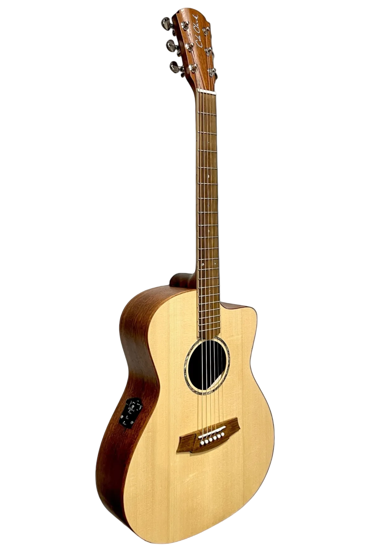 Cole Clark CCSAN1EC-SMAH Studio GA Acoustic Guitar - Spruce / Mahogany