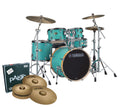 Yamaha Stage Custom Next Stage EURO Drum Kit w/780HW Pack + Cymbals - Matte Surf Green