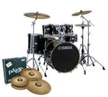 Yamaha Stage Custom Next Stage EURO Drum Kit w/780HW Pack + Cymbals - Raven Black