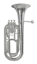 Schagerl SLBH800S Bb 3-Valve Baritone Horn - Silver Plate