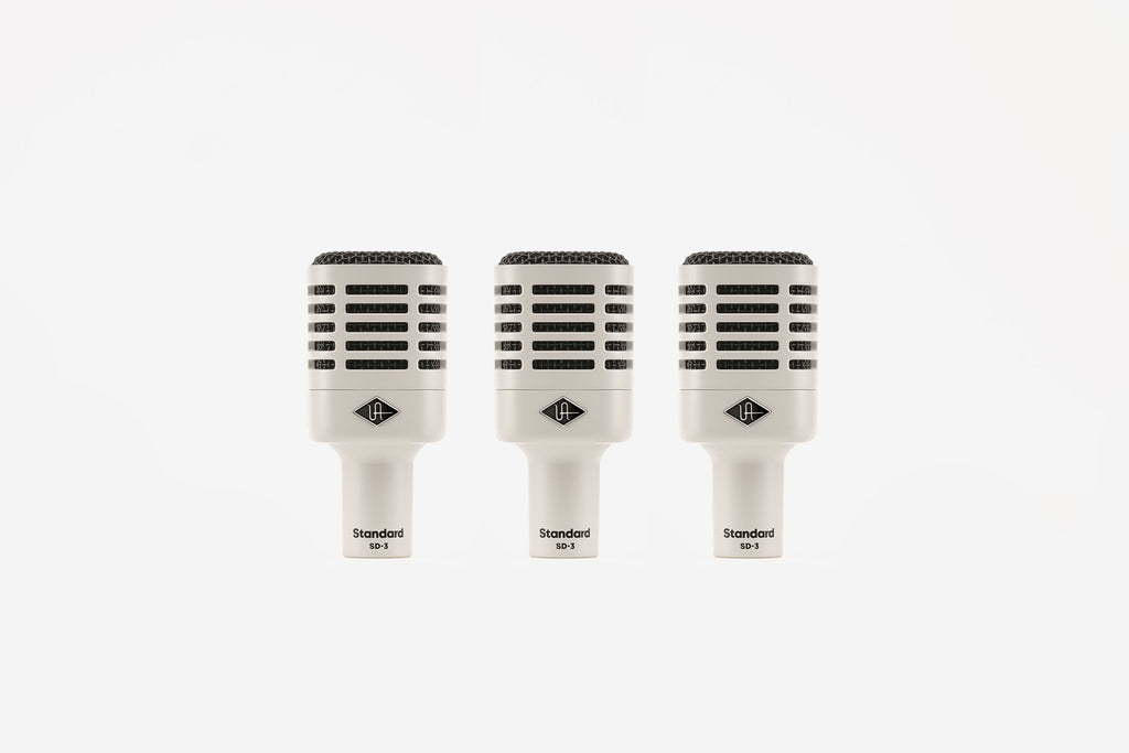 Universal Audio SD-3 PACK Dynamic Microphone w/Hemisphere Modelling (3-Pack)