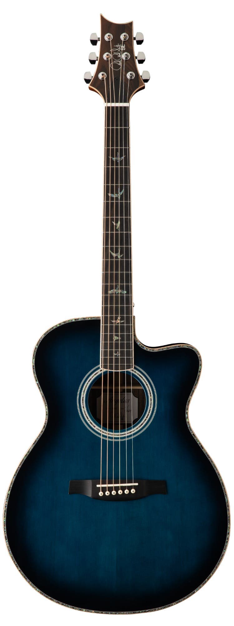 Paul Reed Smith (PRS) SE A60E Acoustic Electric w/Case - Cobalt Blue Burst