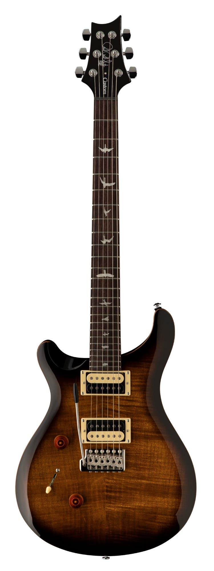 Paul Reed Smith (PRS) SE Custom 24 "Lefty" w/Gigbag - Black Gold Burst (Left Handed)