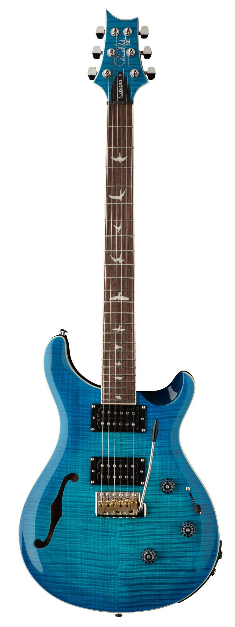 Paul Reed Smith (PRS) SE Custom 24 Semi Hollow Piezo - Lake Blue