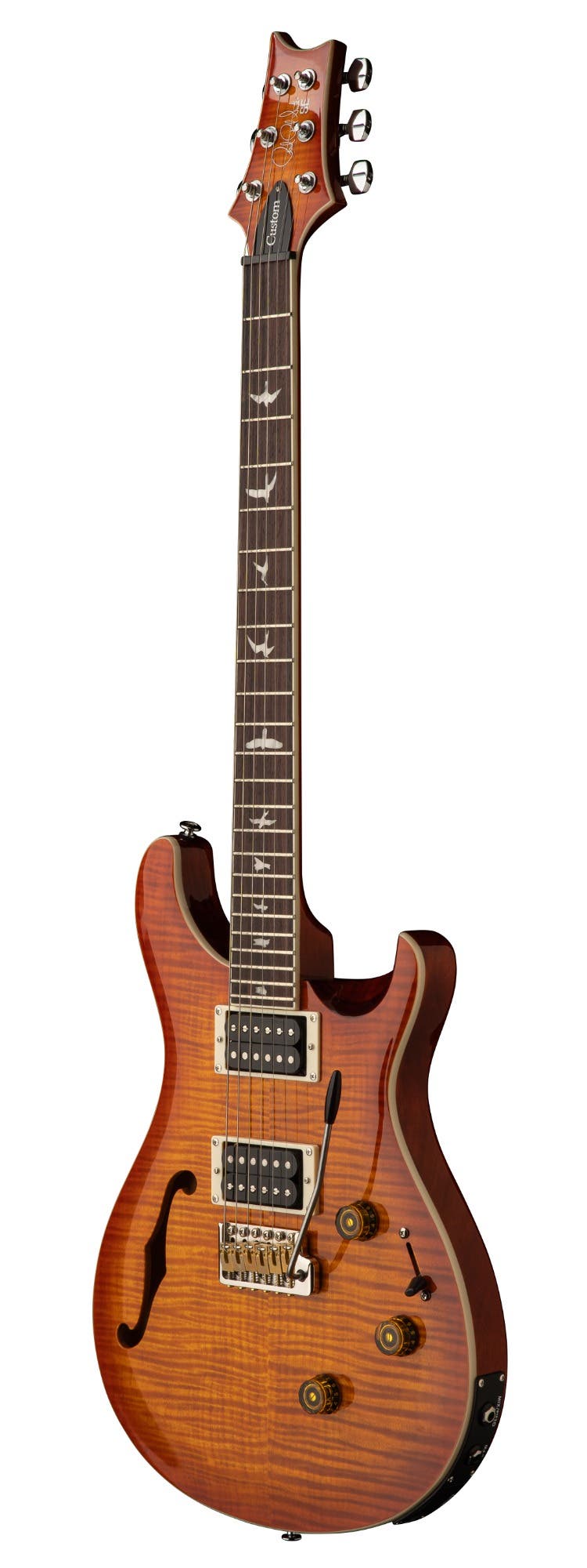Paul Reed Smith (PRS) SE Custom 24 Semi Hollow Piezo - Vintage Sunburst
