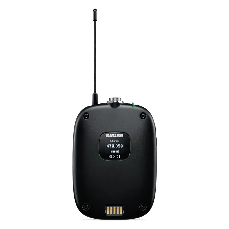 Shure SLXD1H57 Wireless Digital Mic Bodypack Transmitter Frequency H57 = 520-564Mhz