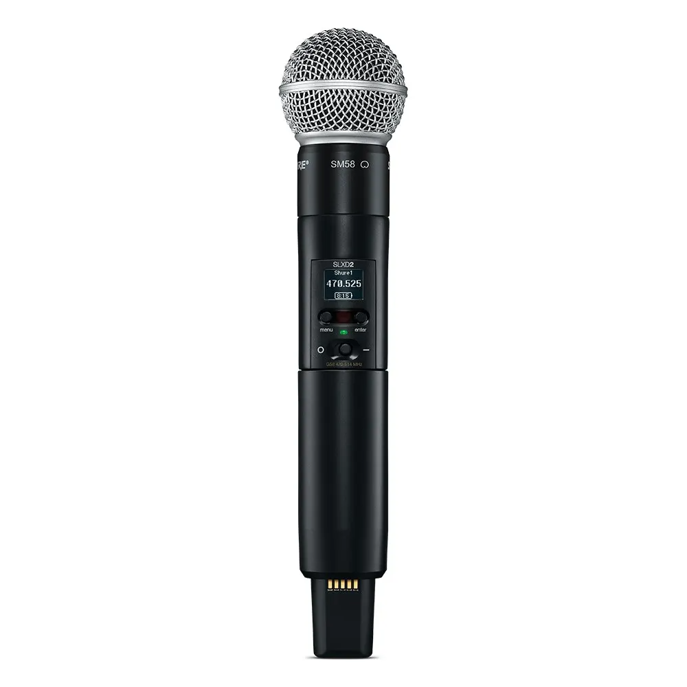 Shure SLXD2S58H57 Wireless Digital Transmitter Handheld Slxd2/Sm58 Frequency H57 = 520-564Mhz