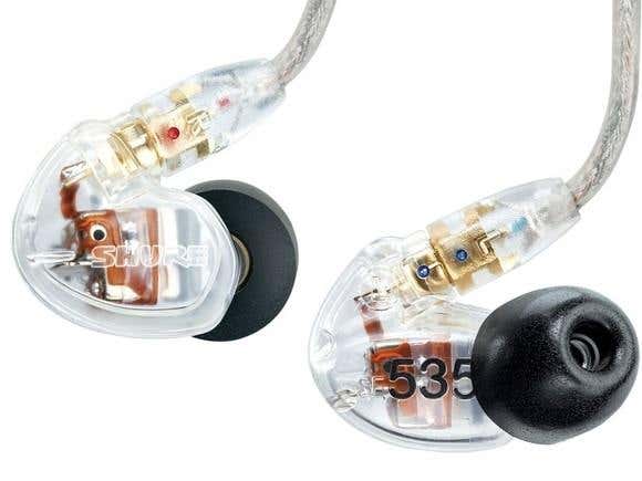 Shure SE535 Sound Isolating Earphones - Clear (SHRSE535-CL)