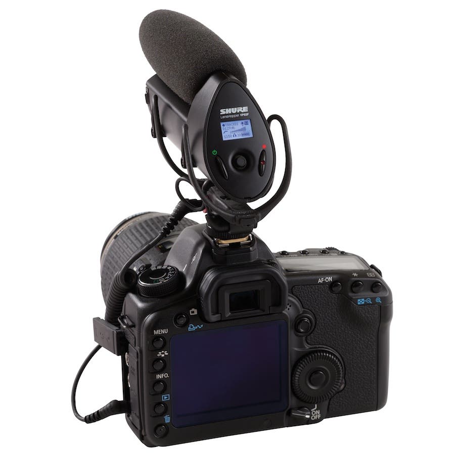 Shure VP83F LensHopper Camera-Mount Condenser Microphone w/ Flash Recording