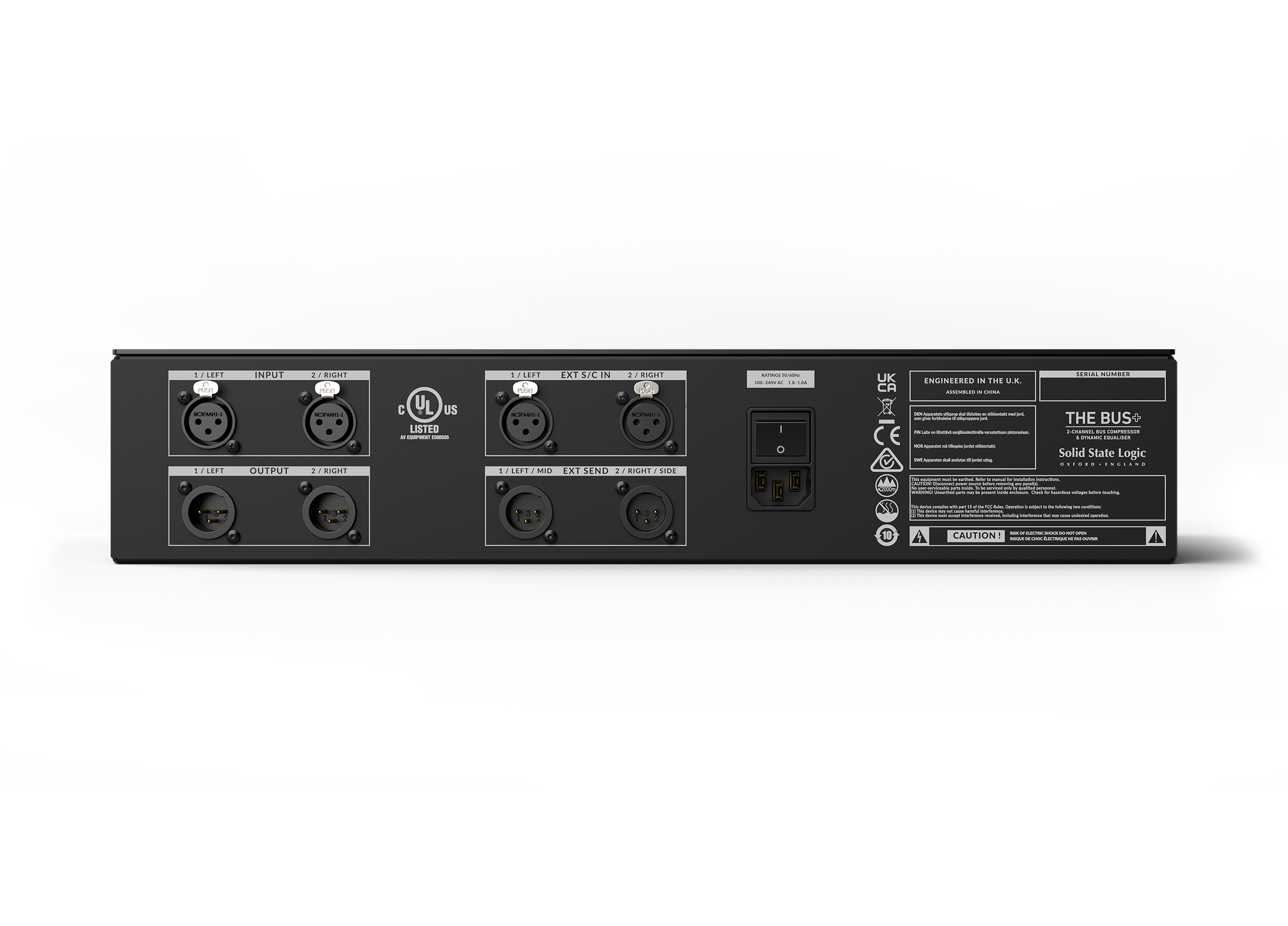 Solid State Logic (SSL) Bus+ 2-Ch Bus Compressor & Dynamic Equaliser
