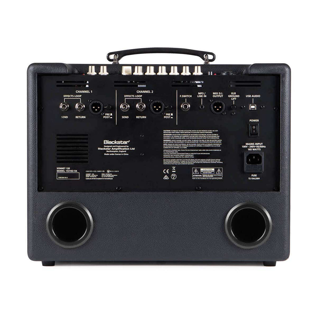 Blackstar Sonnet 120w Acoustic Instrument Amplifier - Black