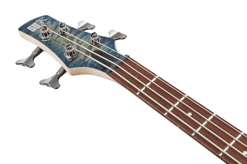 Ibanez SR400EQM Electric Bass - Stained Cosmic Blue Starburst