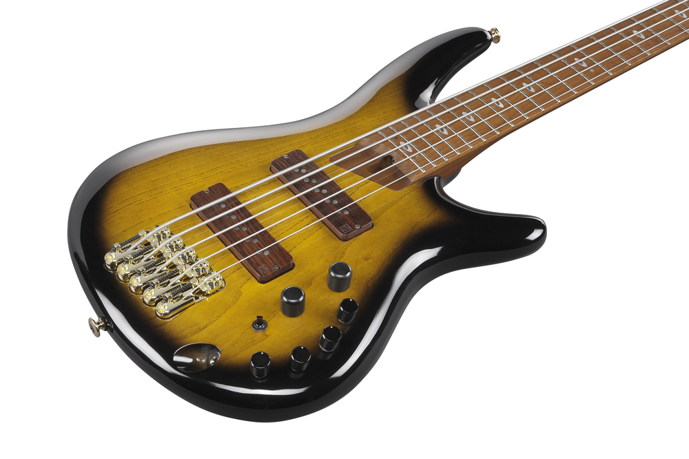 Ibanez SR4505 5 String Electric Bass w/ Case - Desert Sunset Burst